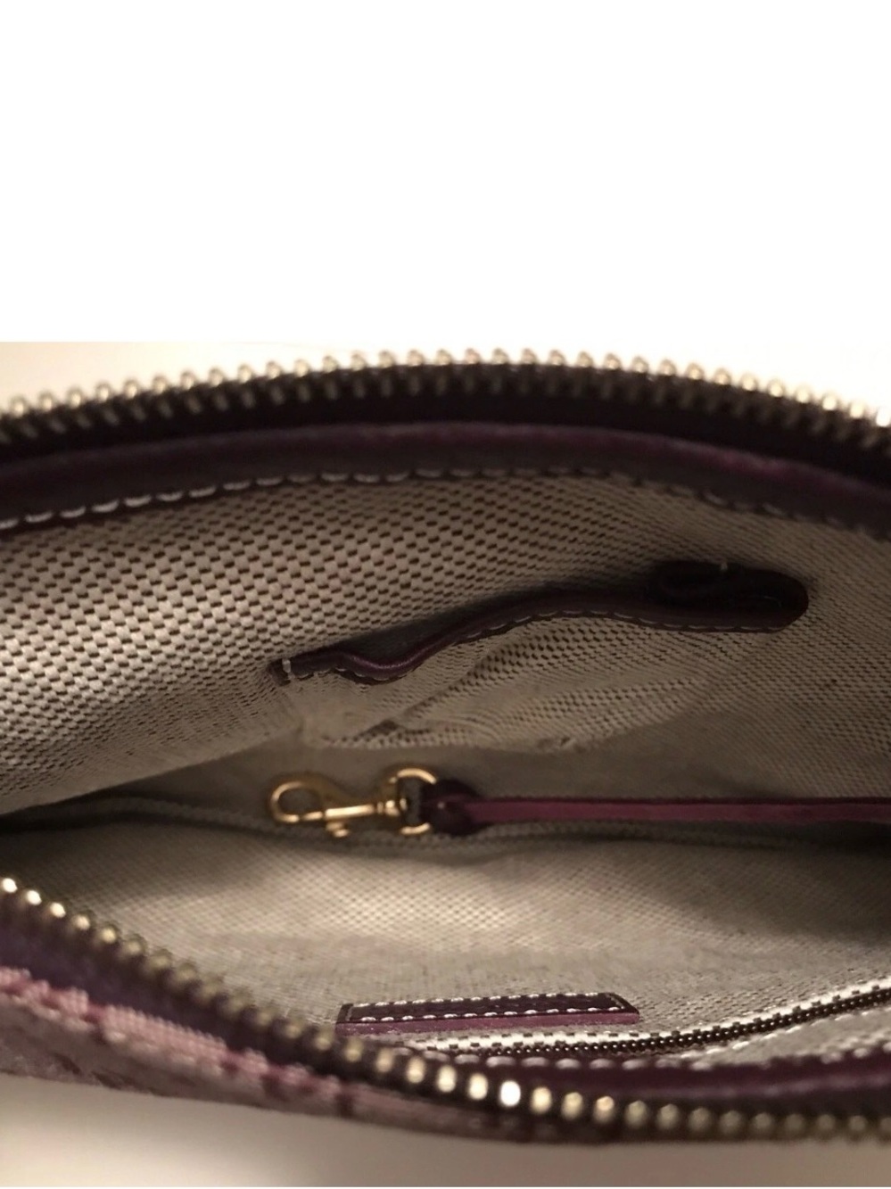 Vintage Y2K Dooney & Bourke Signature Monogram Mini Shoulder Bag - Picture 4 of 10